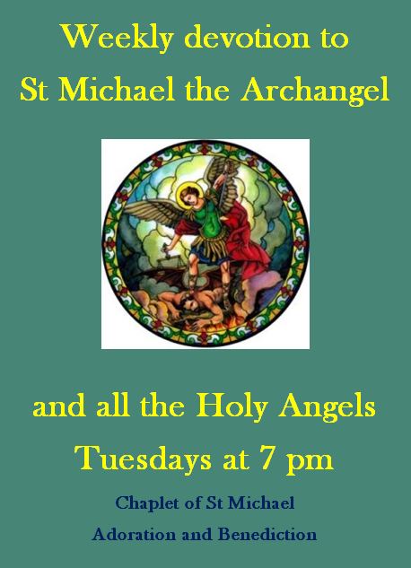 Weekly Devotion to St Michael and all the Holy Angels